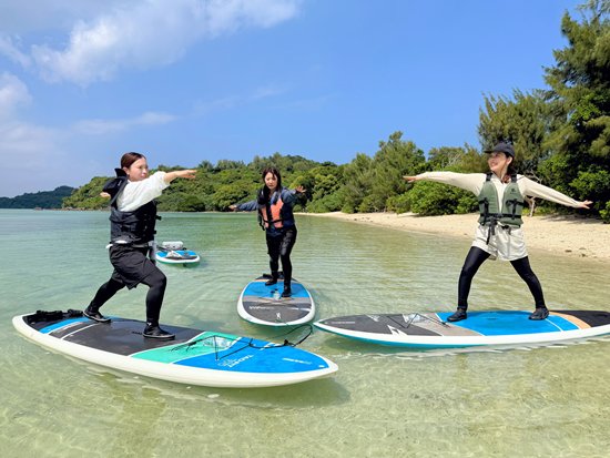 手軽なライトプラン（3つのSUPツアーコースから選べる）